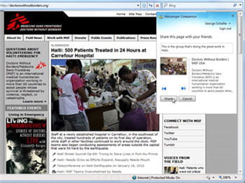 il sera possible de commenter des vidéos en direct sur windows live messenger si