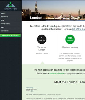 techstars londres a été lancé en 2013.