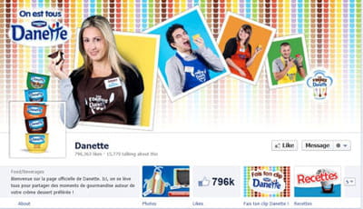 la photo de profil joue avec la couverture.