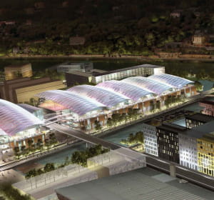 le centre commercial confluence à lyon comprendra 75 boutiques sur 53 000 m².