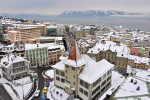 une vue de suisse.