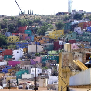 une vue de la ville de guanajuato au mexique.