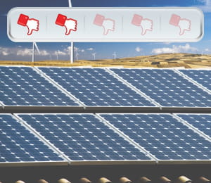 la production d'énergie photovoltaïque a triplé de 2009 à 2010... mais elle a