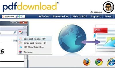 on transforme un site web en pdf en un clic