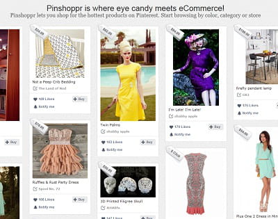 galeries de 'pins' de pinshoppr
