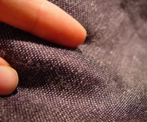 le tissu à base d'ortie est remis au goût du jour.
