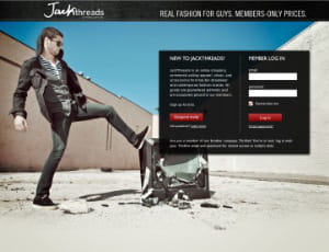 jackthreads.com est un site de ventes privées de mode masculine