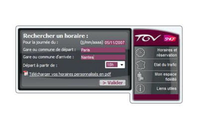 un outil bien utile pour les nombreux français adeptes du tgv