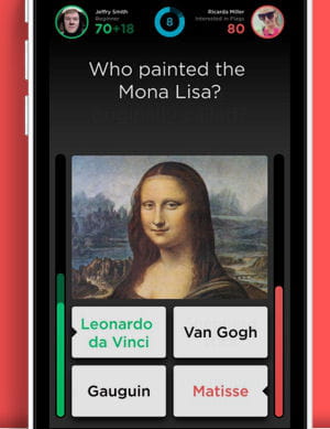 l'application quizup.