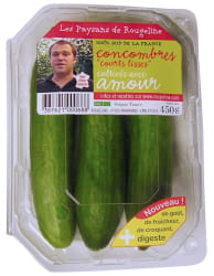 les paysans de rougeline commercialise ses légumes en barquette avec photo et