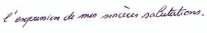 ecriture serrée