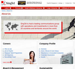 singtel affiche une marge de 20%.