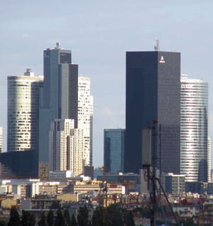 le quartier de la défense.