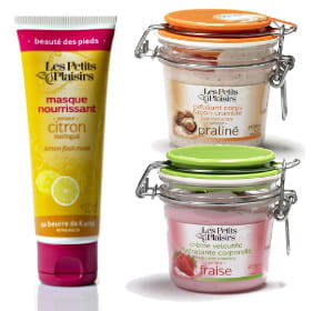 le masque 'citron meringu' ou encore la crème veloutée à la fraise sont vendus