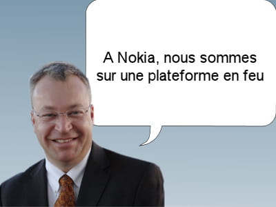 stephen elop, pdg de nokia, le 9 février 2011