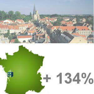 soubise est la 3e ville qui a vu sa population le plus augmenter.