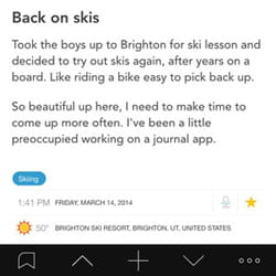 tenez un journal de bord en ligne.