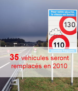 le remplacement des véhicules réformés aggrave la facture.