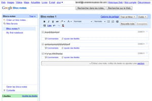 google notebook