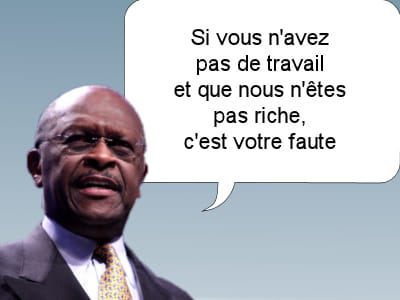 herman cain, ex-candidat républicain à la présidentielle américaine, le 6