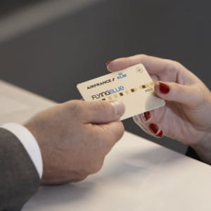 la carte flying blue d'air france.