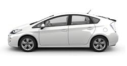 la voiture de profil