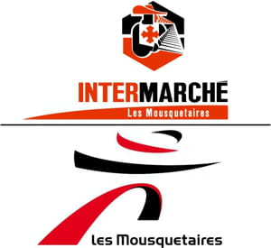 en haut : l'ancien logo, en bas : le nouveau.