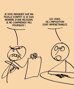 le contribuable allemand doit indiquer sur sa déclaration d'impôt s'il est