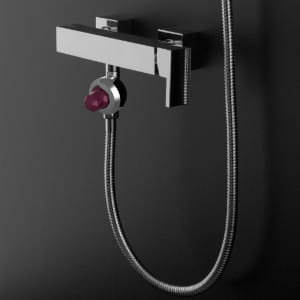 skinjay se visse entre le pommeau de douche et le flexible