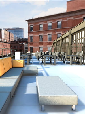 floored scanne les différents espaces grâce à une caméra 3d matterport.