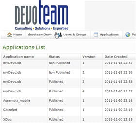 kmap keivox est une plate-forme de création et de gestion des apps mobiles qui