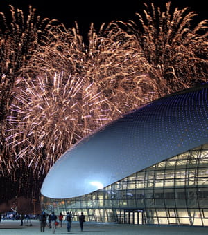 le stade olympique fisht, à sotchi, accueillera exclusivement les cérémonies