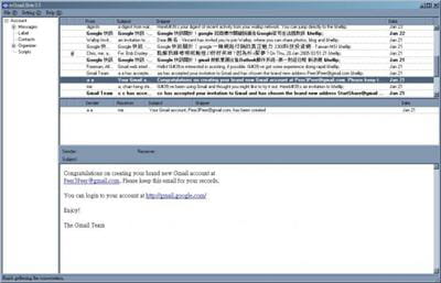 bien plus léger qu'un logiciel de messagerie classique