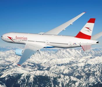 un b777 de la compagnie autrichienne.