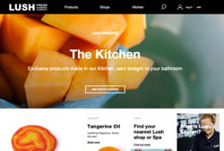 la société de vente de cosmétiques lush a déployé drupal commerce.