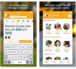 repérez vos amis avec swarm.