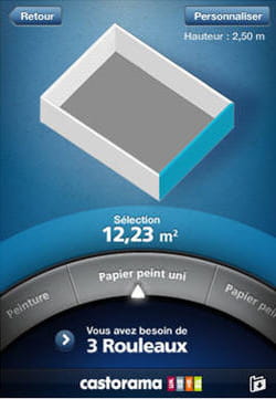 l'application de castorama