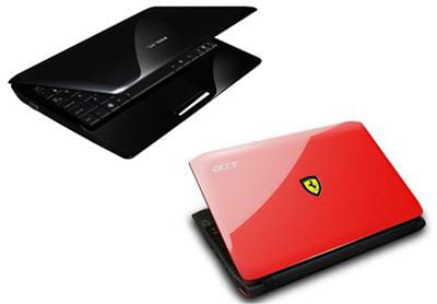 l'asus 1201n face à l'acer ferrari