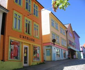 une vue de stavanger.