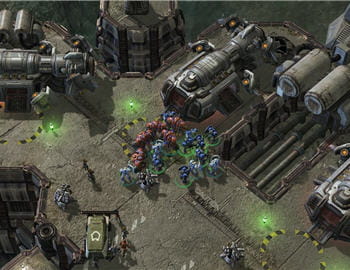sur les cartes de starcraft 2, on trouve désormais des murs à faire sauter pour