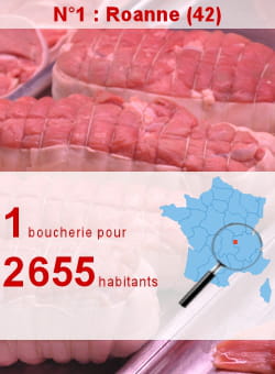 l'insee recense 14 boucheries à roanne.