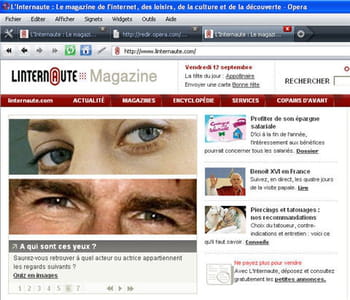 capture d'écran du logiciel