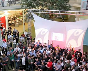 le quartier général de rackspace, dans le texas, surnommé 'the castle', le