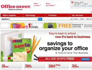 5ème : office depot