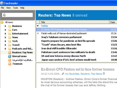un exemple de flux rss détaillé
