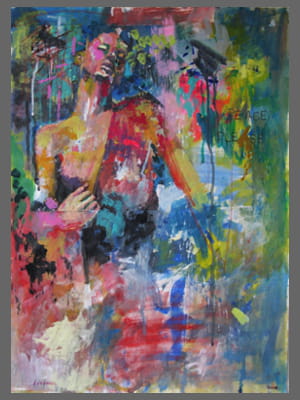 femme au sein nu, de christophe lavenair, 1 000 euros.