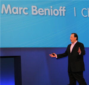 marc benioff, lors de dreamforce, le grand rendez-vous de salesforce qui se