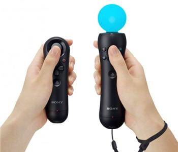 les manettes playstation move.