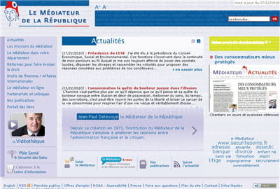 copie d'écran du site mediateur-republique.fr