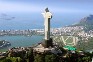 une vue de rio de janeiro.